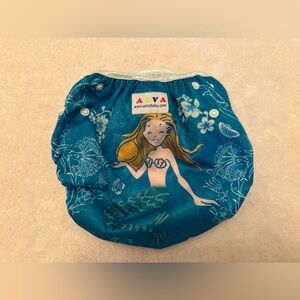 ALVABABY One Size Printed Swim Diaper - Mermaid NWOT